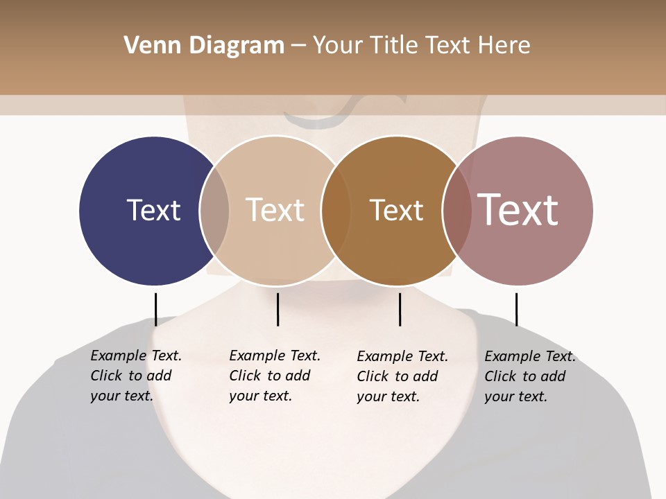 Copy Space Reflect On White PowerPoint Template