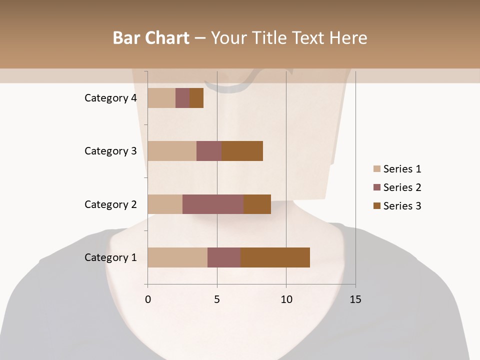 Copy Space Reflect On White PowerPoint Template