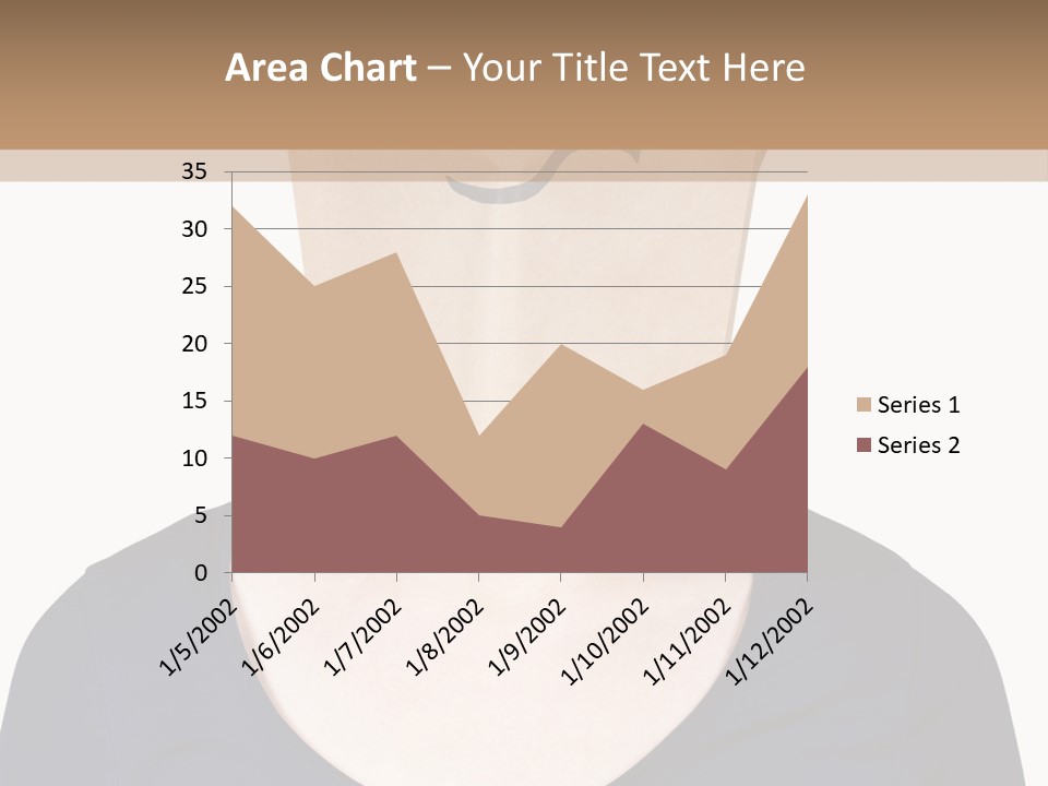 Copy Space Reflect On White PowerPoint Template