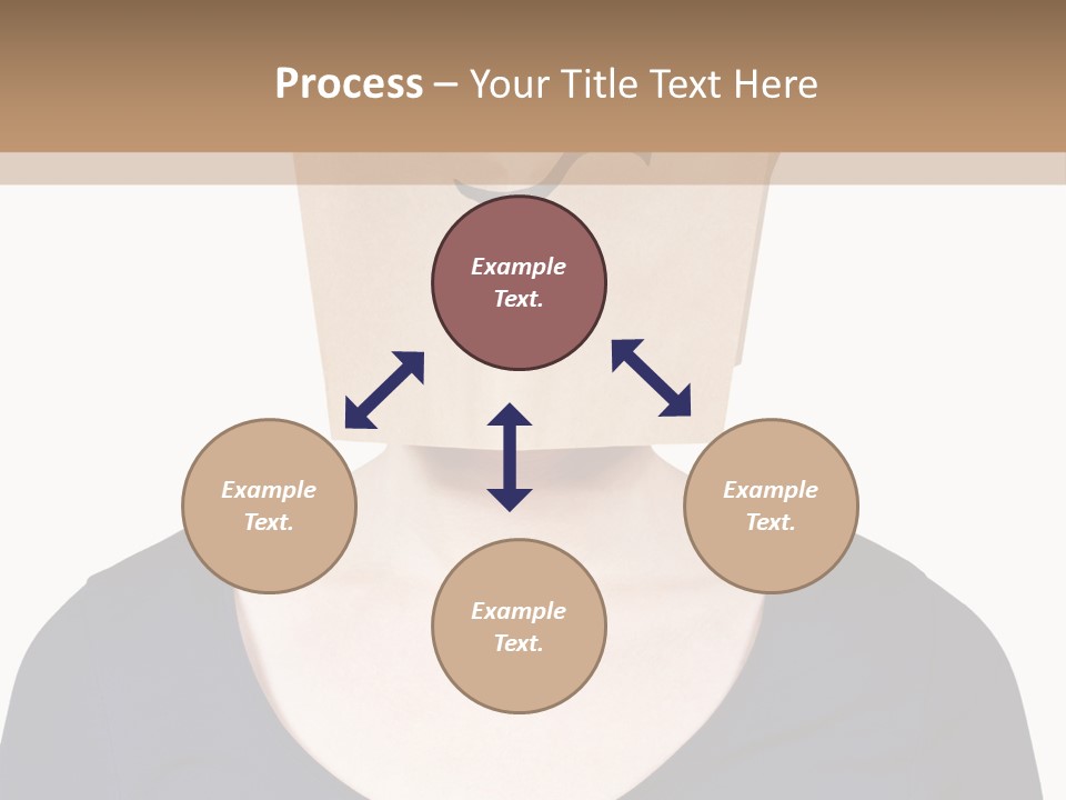 Copy Space Reflect On White PowerPoint Template