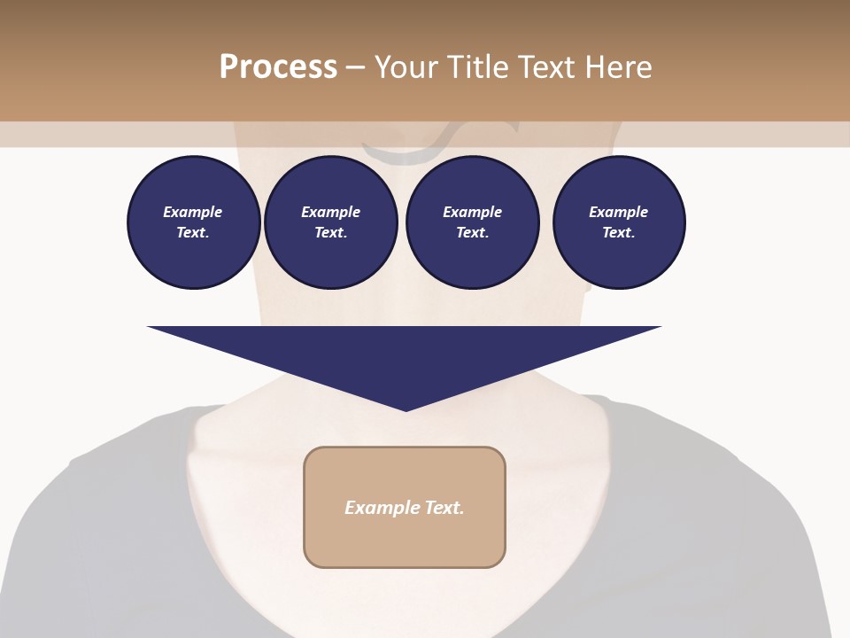 Copy Space Reflect On White PowerPoint Template
