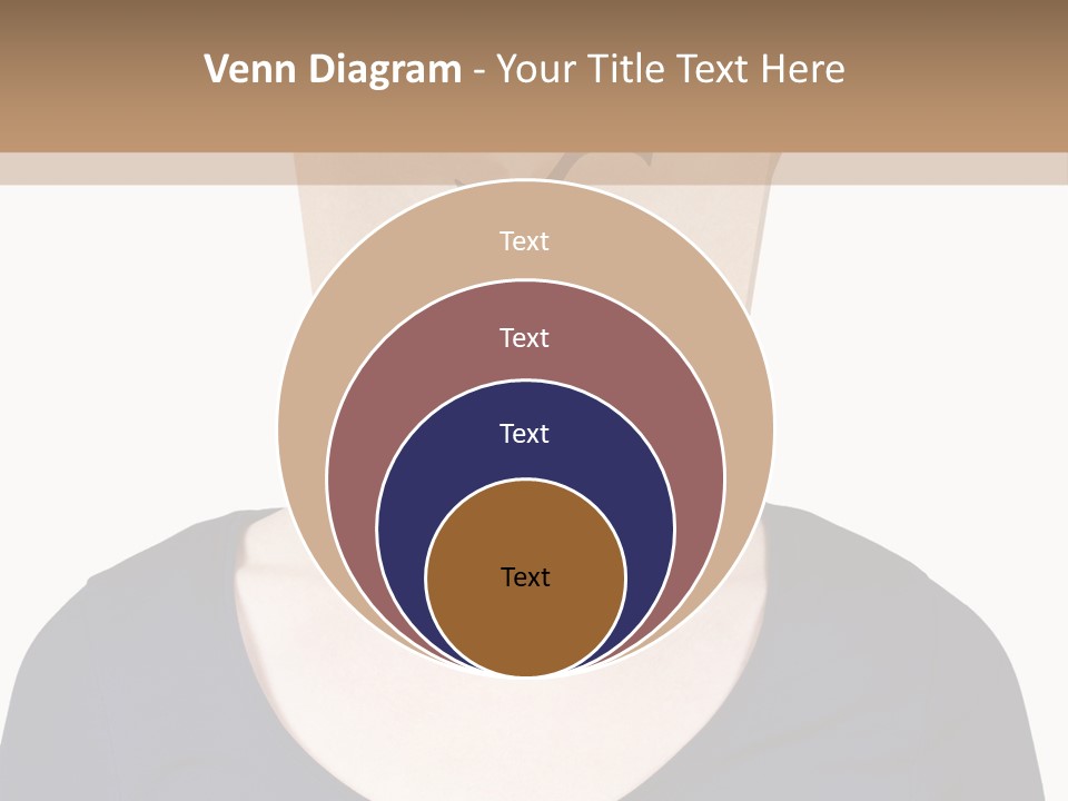 Copy Space Reflect On White PowerPoint Template