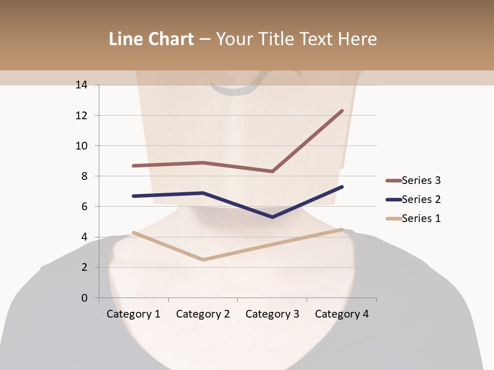 Copy Space Reflect On White PowerPoint Template
