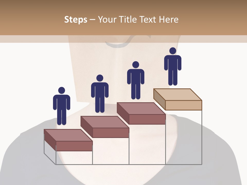 Copy Space Reflect On White PowerPoint Template