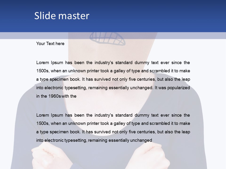 Discontent Depression Dumpishness PowerPoint Template