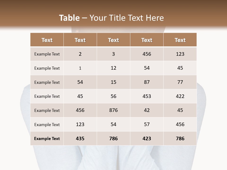 Nod Power Nap Copy Space PowerPoint Template