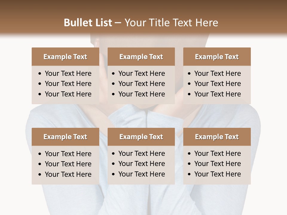 Nod Power Nap Copy Space PowerPoint Template