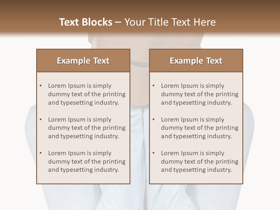 Nod Power Nap Copy Space PowerPoint Template