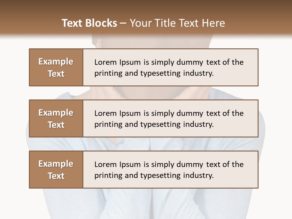 Nod Power Nap Copy Space PowerPoint Template