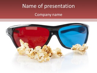 Modern Blue Specs PowerPoint Template