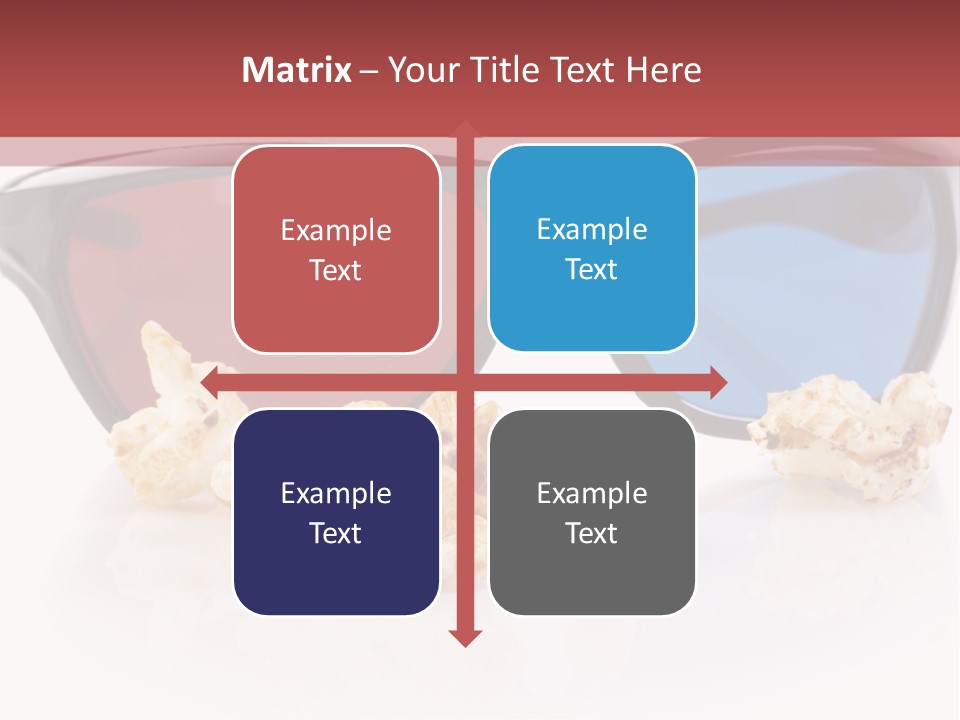 Modern Blue Specs PowerPoint Template