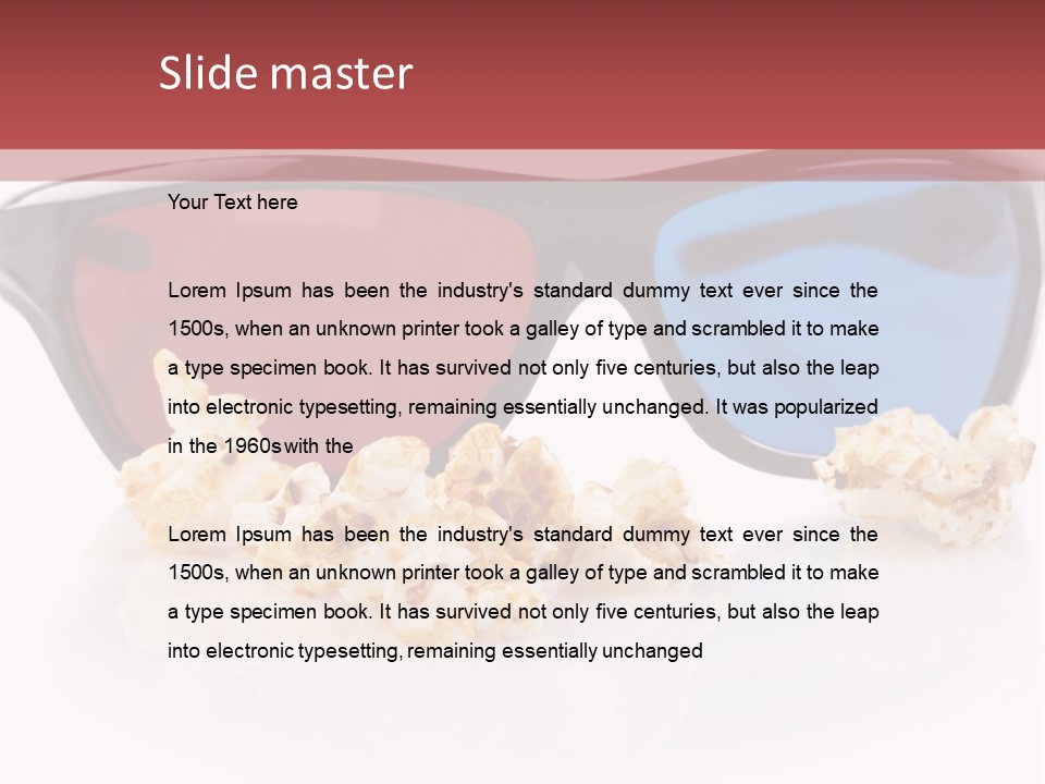 Modern Blue Specs PowerPoint Template