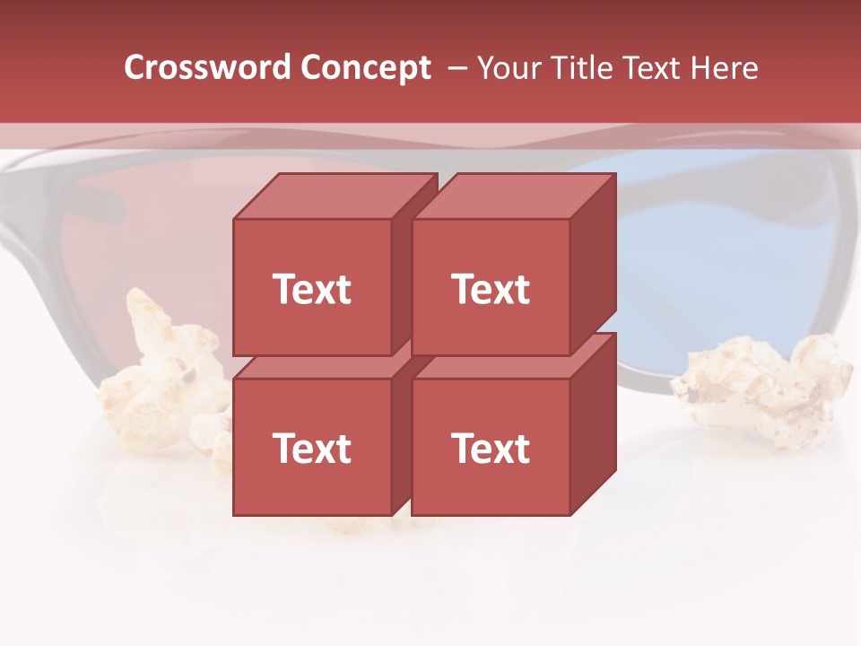 Modern Blue Specs PowerPoint Template