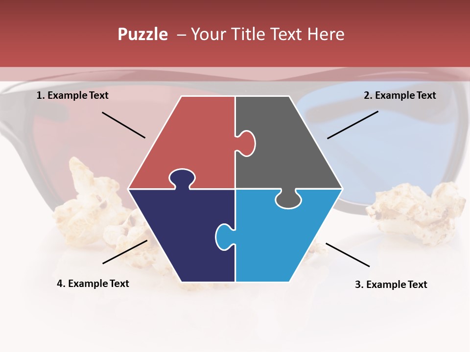 Modern Blue Specs PowerPoint Template