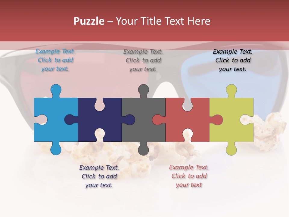 Modern Blue Specs PowerPoint Template