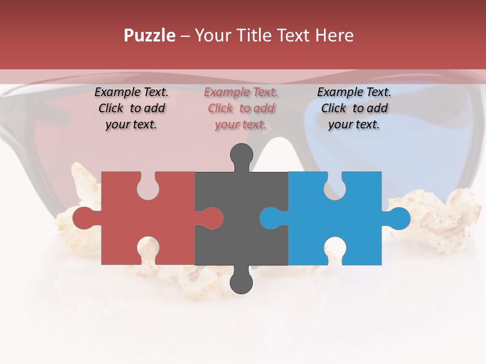 Modern Blue Specs PowerPoint Template