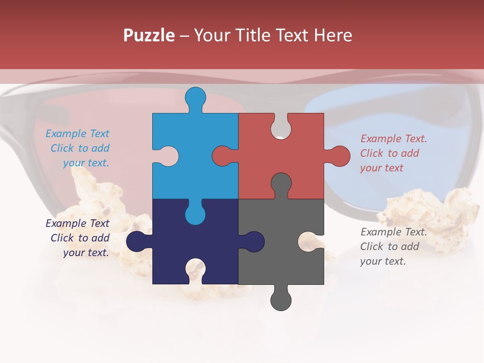 Modern Blue Specs PowerPoint Template