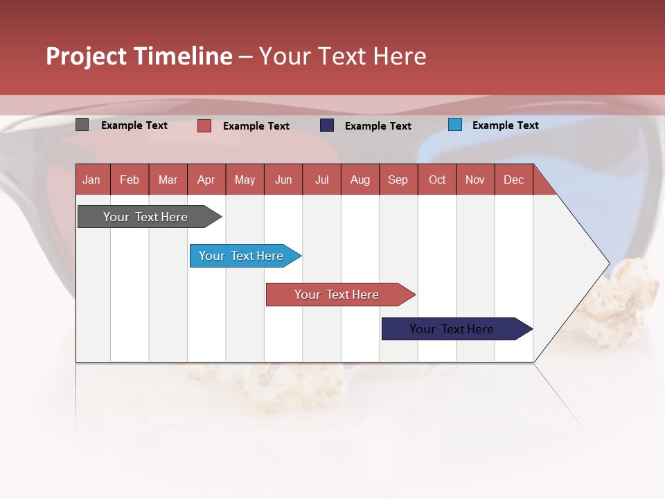 Modern Blue Specs PowerPoint Template