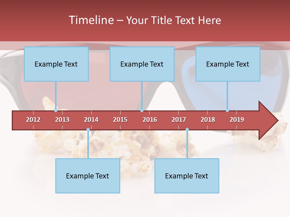 Modern Blue Specs PowerPoint Template