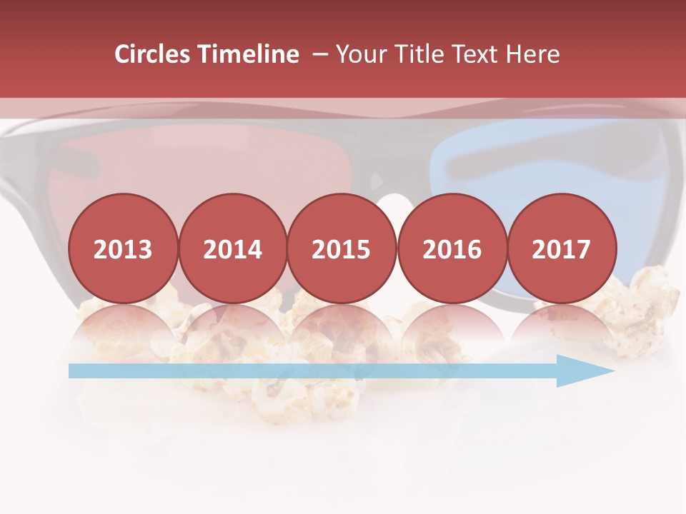 Modern Blue Specs PowerPoint Template