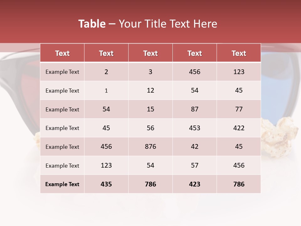 Modern Blue Specs PowerPoint Template