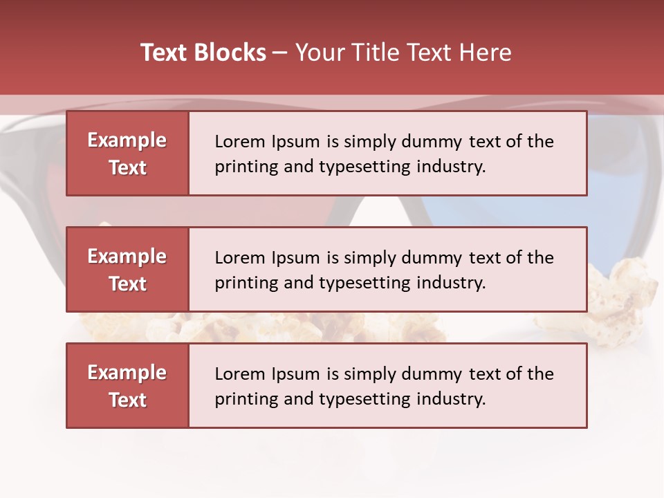 Modern Blue Specs PowerPoint Template