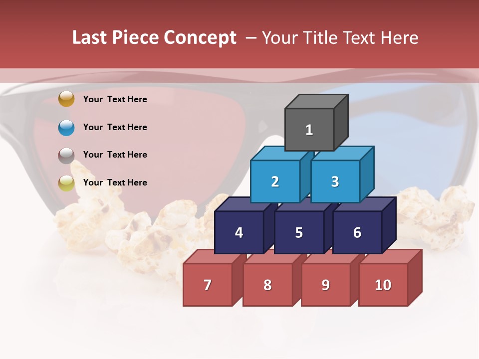 Modern Blue Specs PowerPoint Template