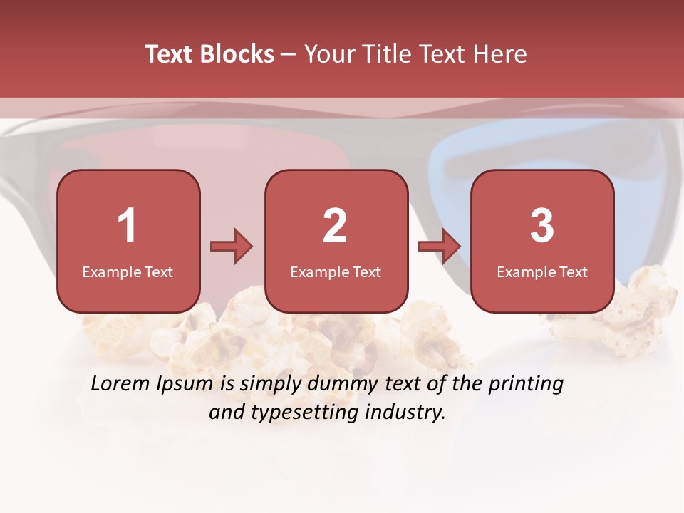 Modern Blue Specs PowerPoint Template