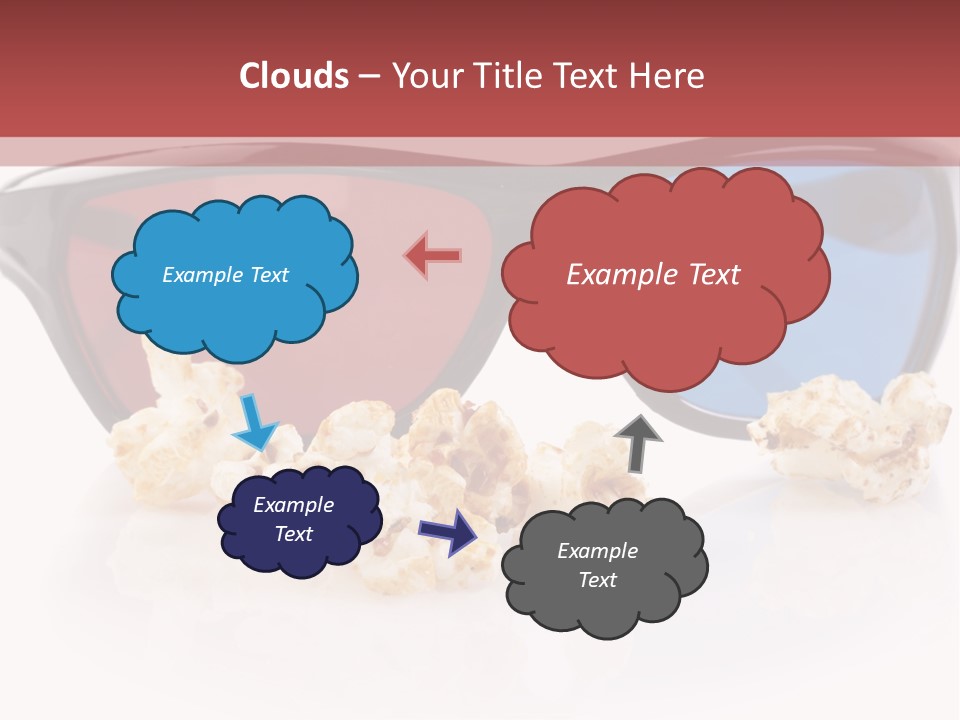 Modern Blue Specs PowerPoint Template