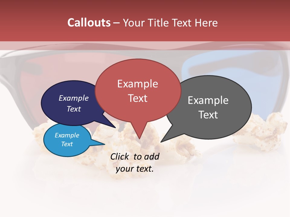 Modern Blue Specs PowerPoint Template