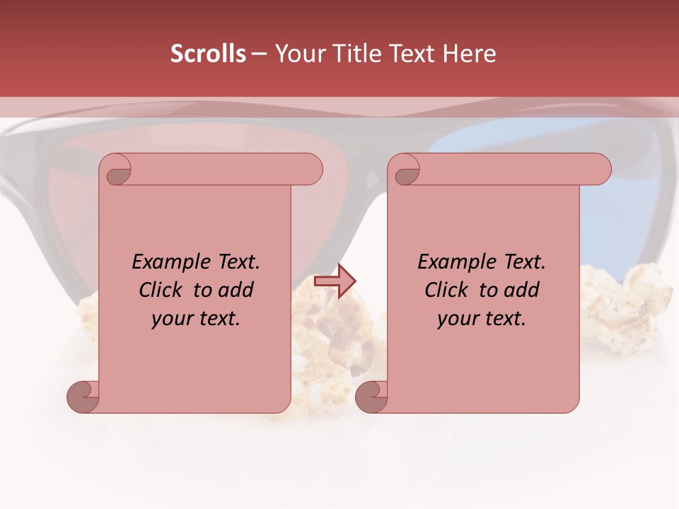 Modern Blue Specs PowerPoint Template