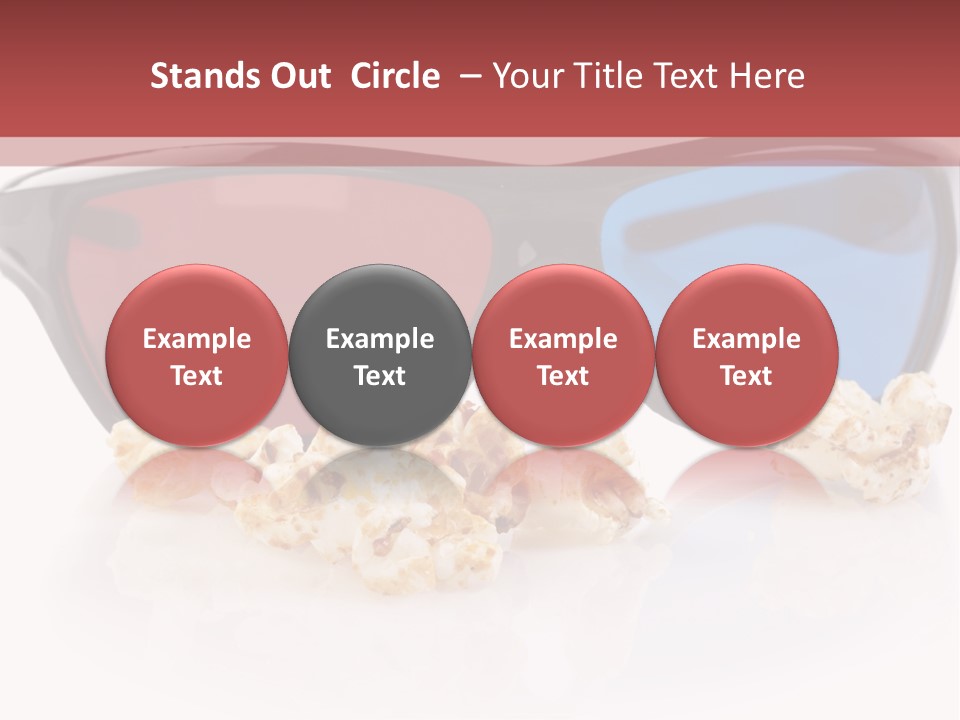 Modern Blue Specs PowerPoint Template