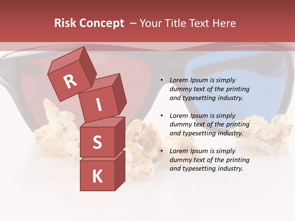 Modern Blue Specs PowerPoint Template