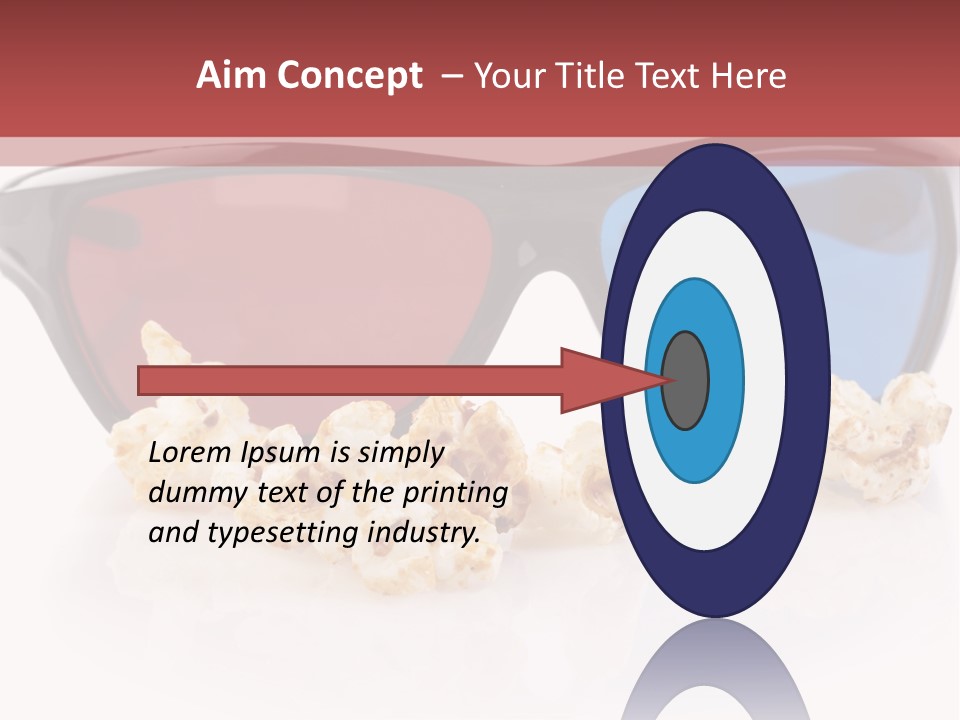 Modern Blue Specs PowerPoint Template