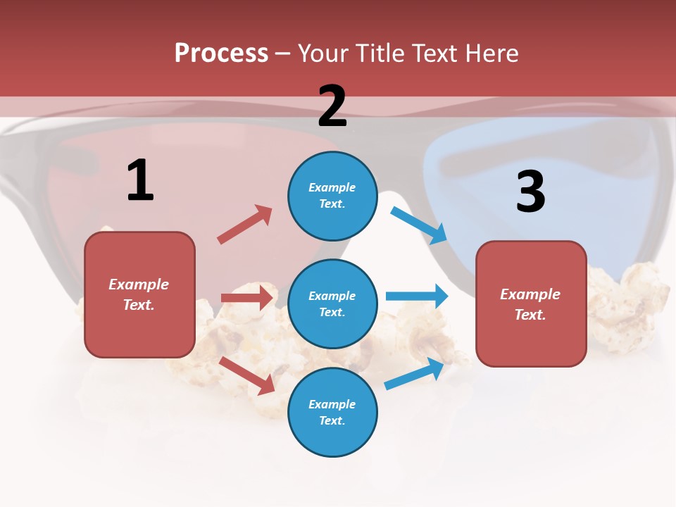 Modern Blue Specs PowerPoint Template