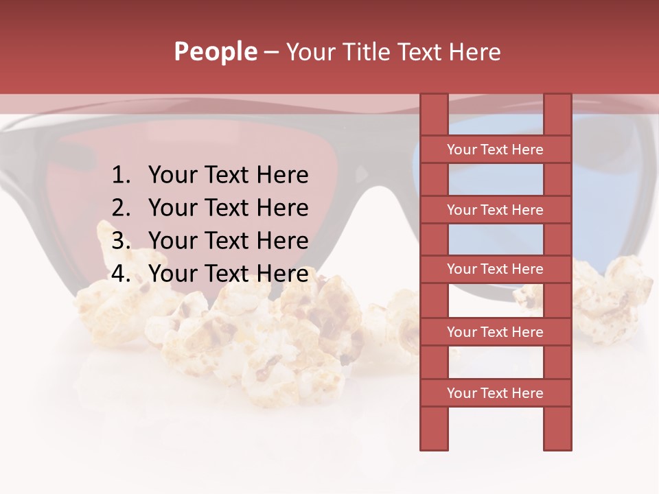 Modern Blue Specs PowerPoint Template