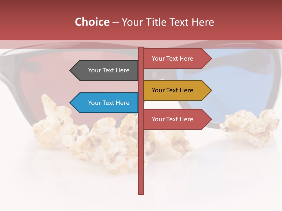 Modern Blue Specs PowerPoint Template