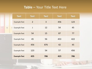 Businesswoman Telephone Receiver Person PowerPoint Template