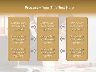 Businesswoman Telephone Receiver Person PowerPoint Template