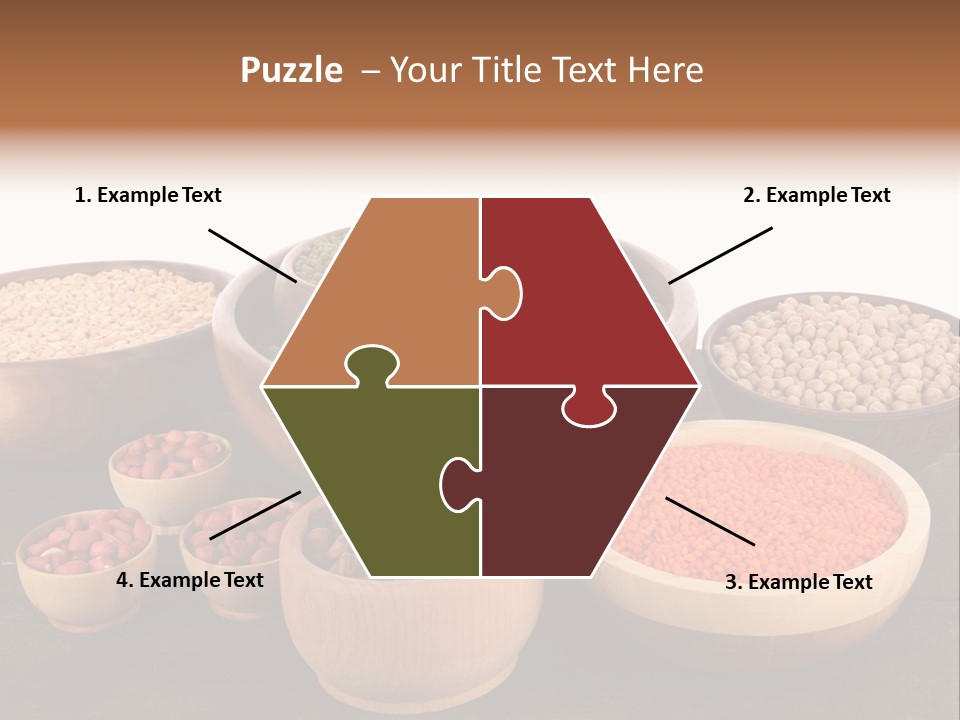 Many Split Dry PowerPoint Template