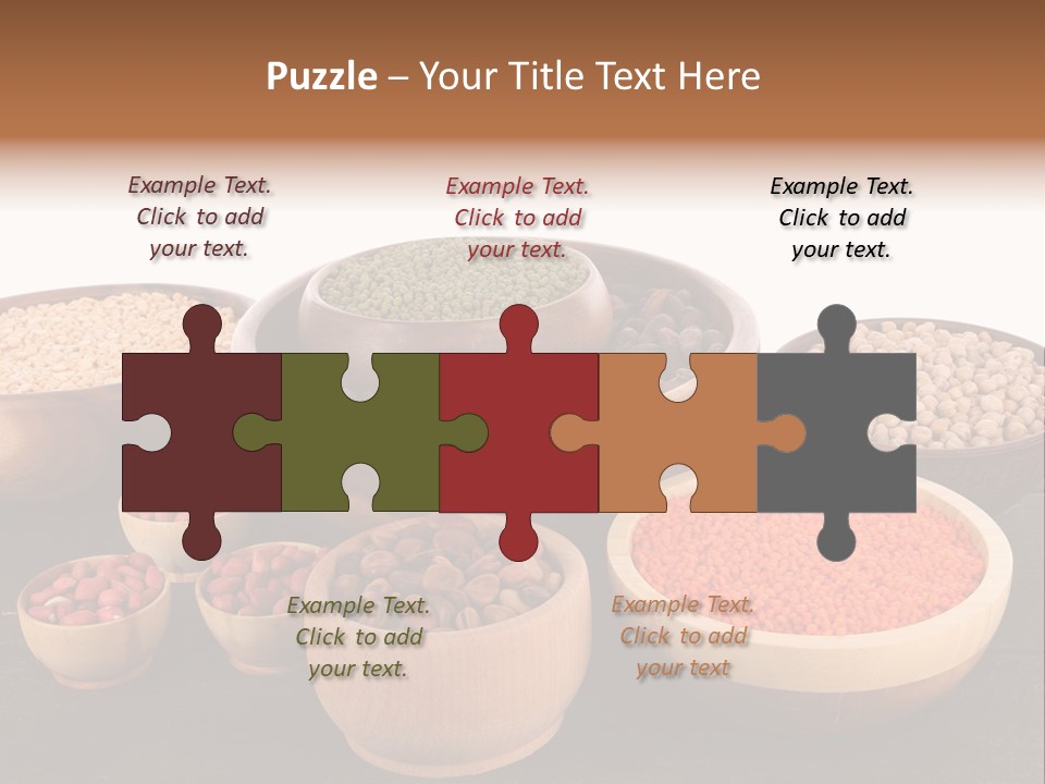 Many Split Dry PowerPoint Template