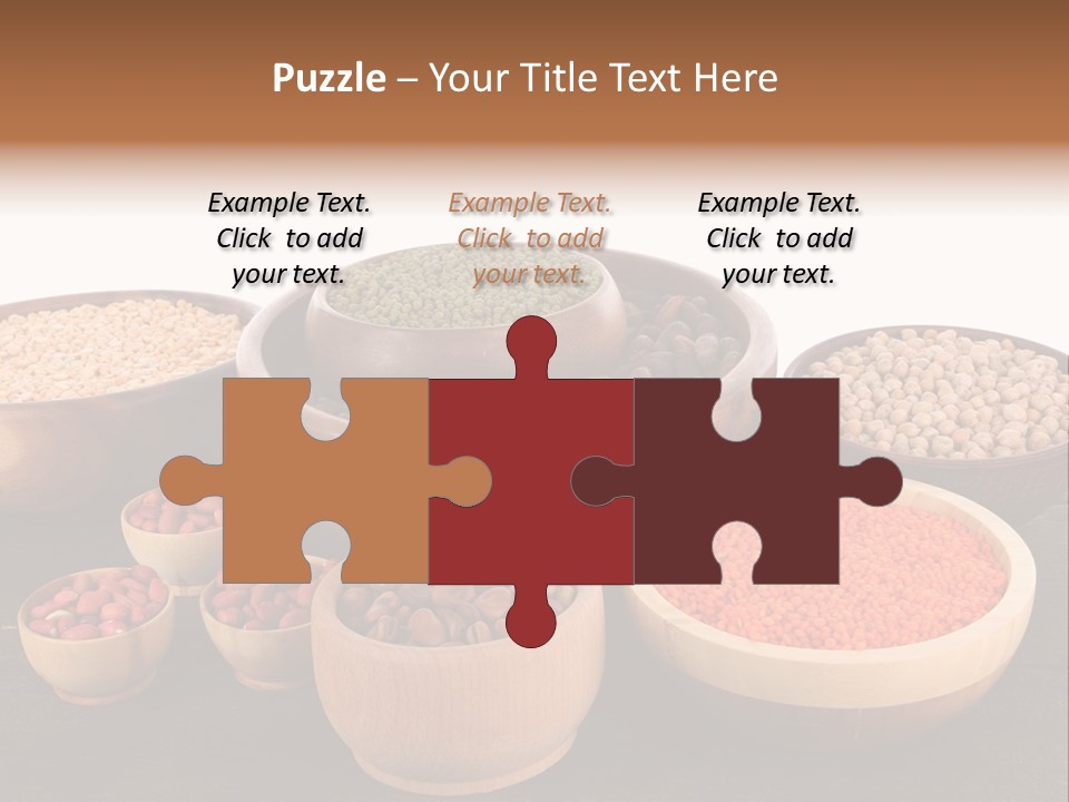 Many Split Dry PowerPoint Template