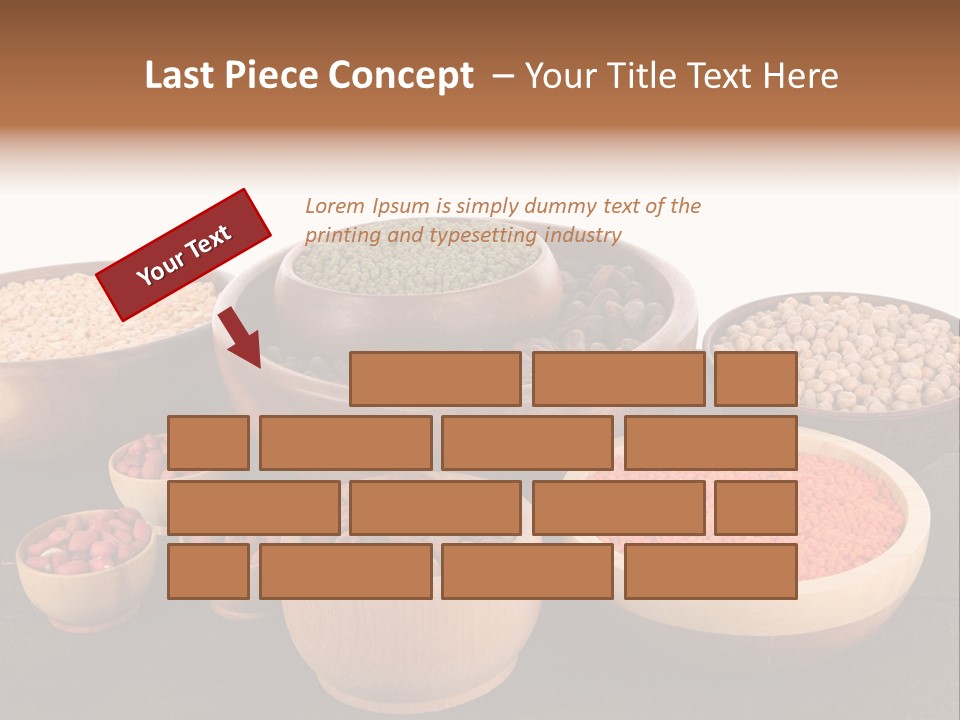 Many Split Dry PowerPoint Template