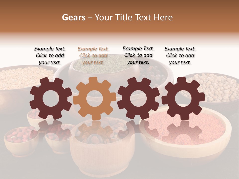 Many Split Dry PowerPoint Template