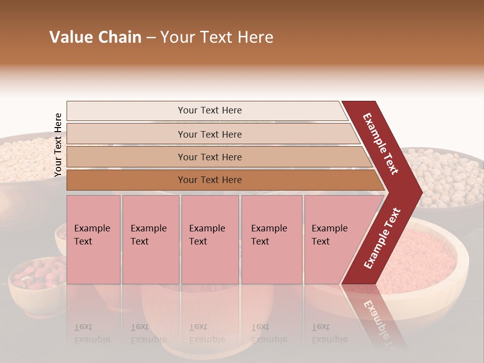 Many Split Dry PowerPoint Template