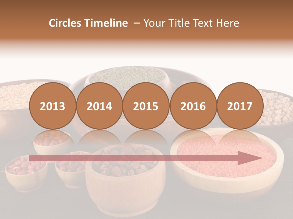 Many Split Dry PowerPoint Template