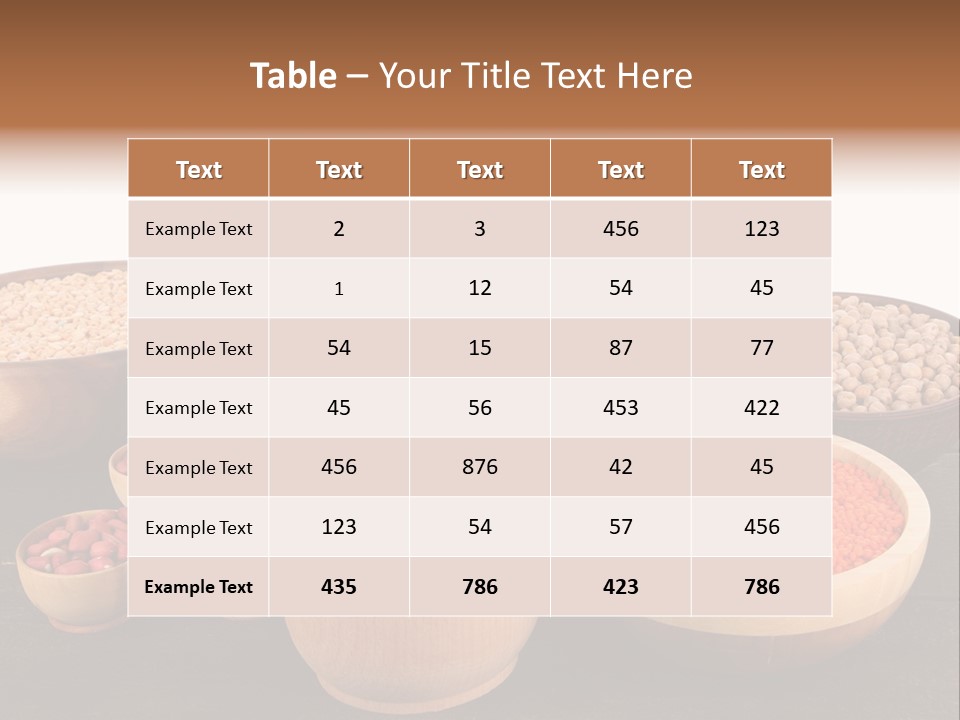 Many Split Dry PowerPoint Template