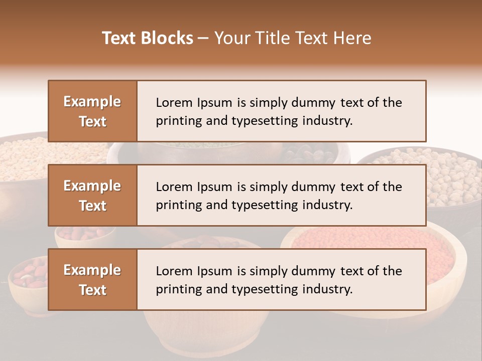 Many Split Dry PowerPoint Template