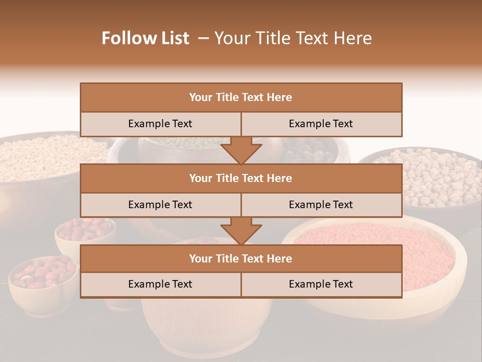 Many Split Dry PowerPoint Template