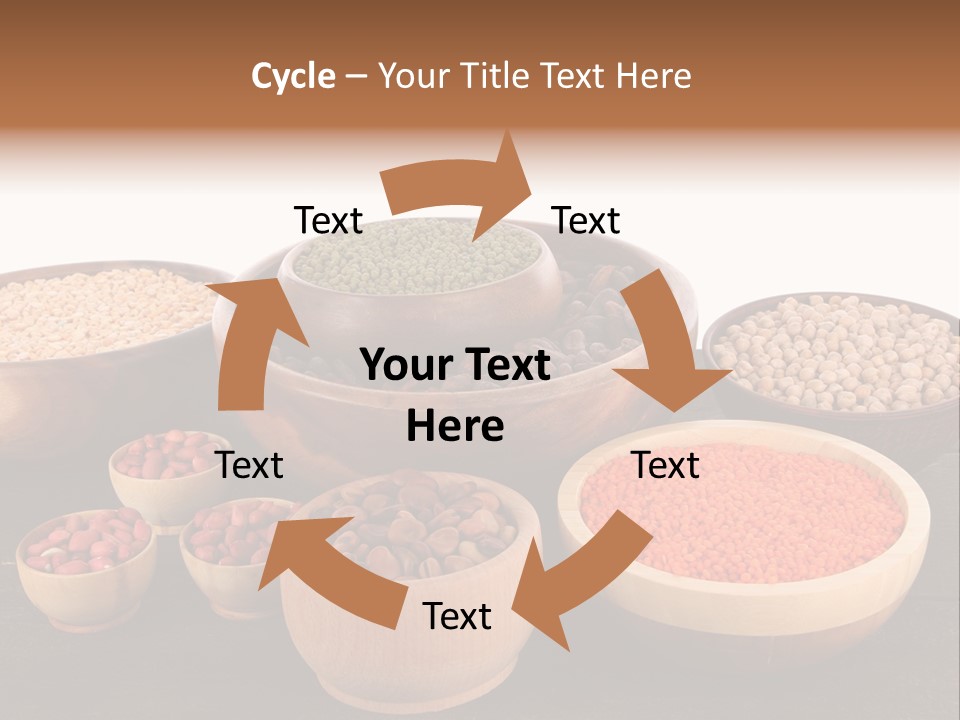 Many Split Dry PowerPoint Template